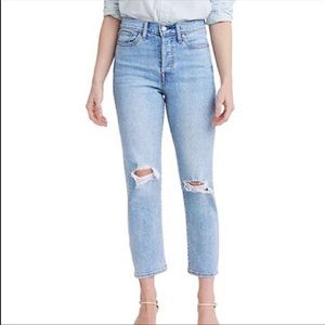 Levi Wedgie Straight Leg Jeans